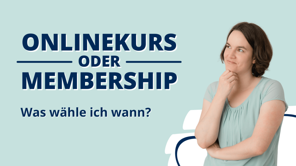 Onlinekurs vs. Membership | Ulrike Braun