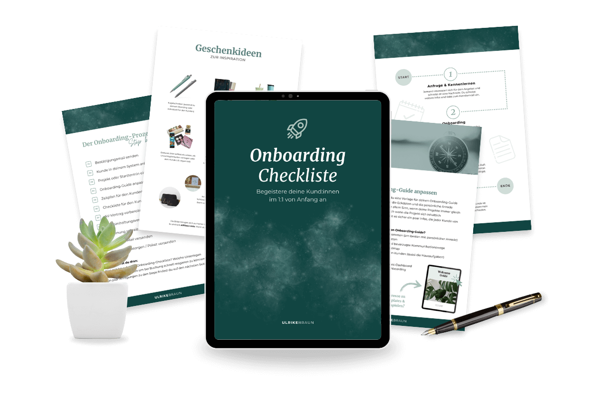 Onboarding Checkliste (Mockup)